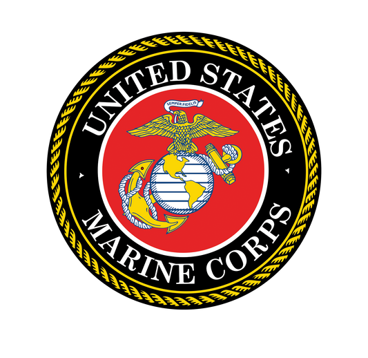 8" x 8" United States Marine Corps