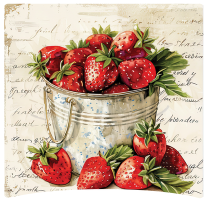 8" x 8" Strawberries