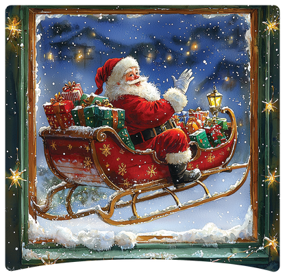 8" x 8" Santa
