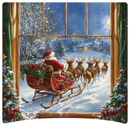 8" x 8" Santa