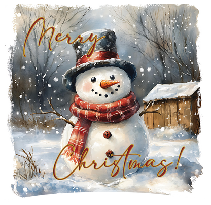 8" x 8" Snowman