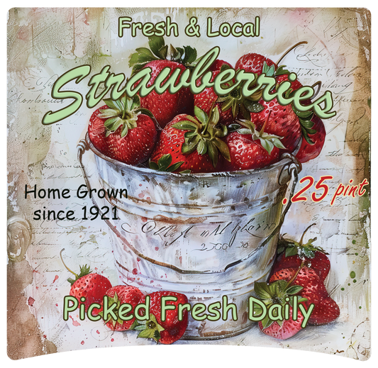 8" x 8" Strawberries