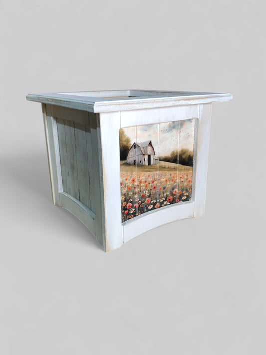 8" x 8" Plant Box Distressed