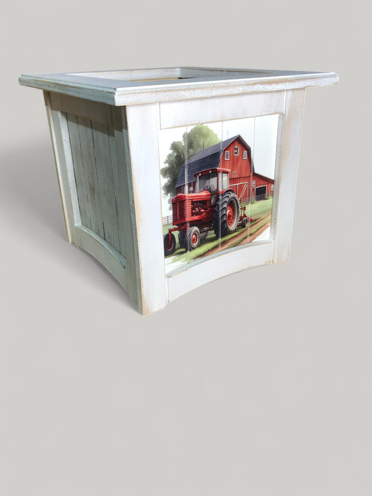 8" x 8" Plant Box Distressed