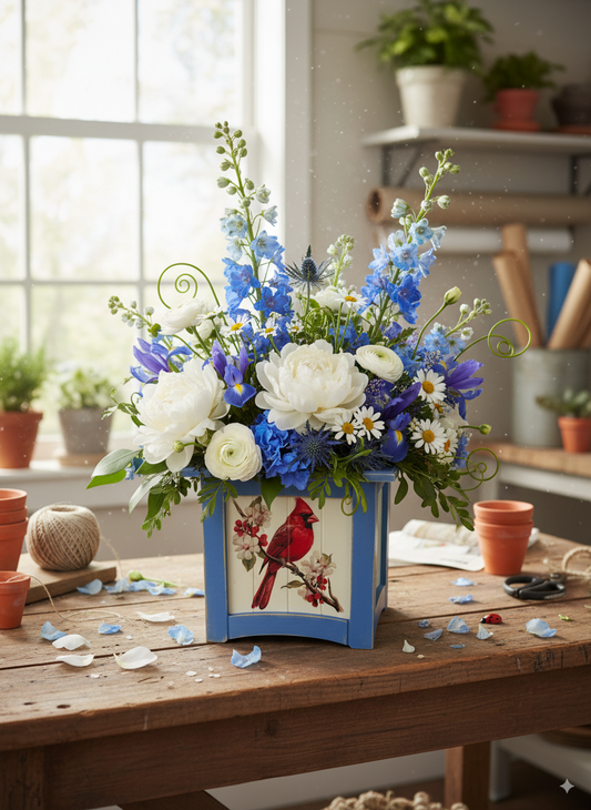 8" x 8" Plant Box Distressed