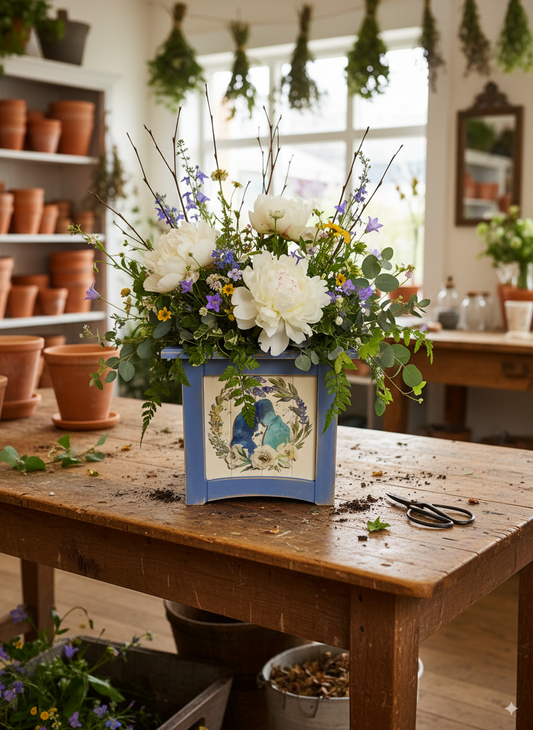 8" x 8" Plant Box Distressed