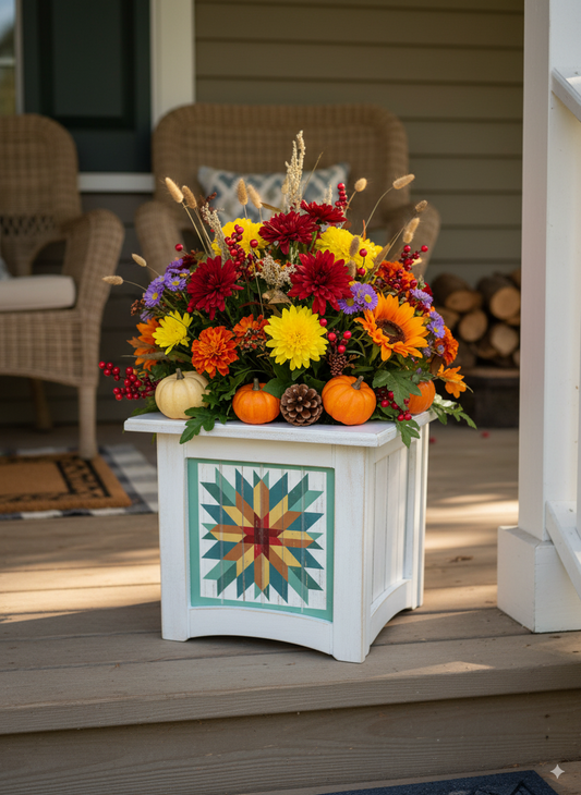 8" x 8" Plant Box Distressed