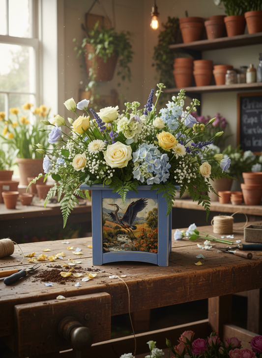 8" x 8" Plant Box Distressed
