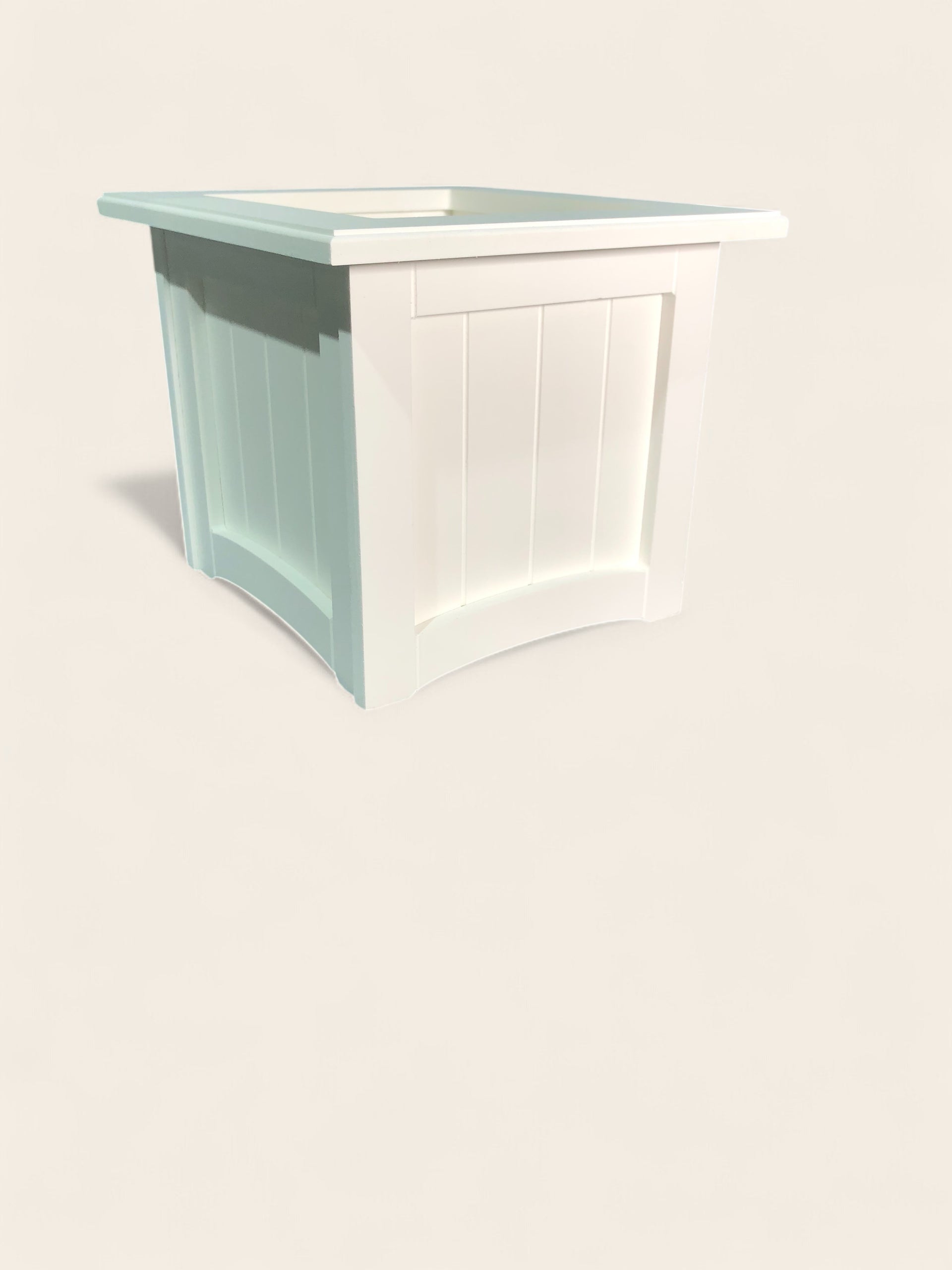 white plastic planter box 8" x 8" Plant Box – Sammie's Custom Creations