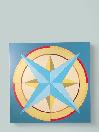 Barn Quilt - Compass Rose