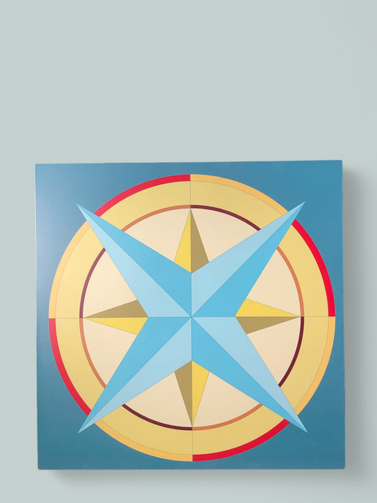 Barn Quilt - Compass Rose