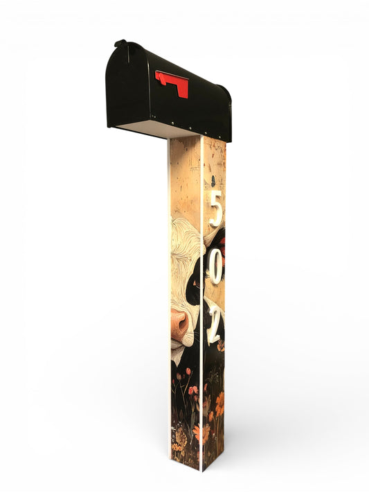 Mailbox Cow Address Number