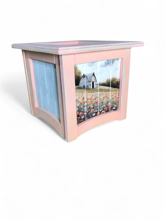 8" x 8" Plant Box Distressed
