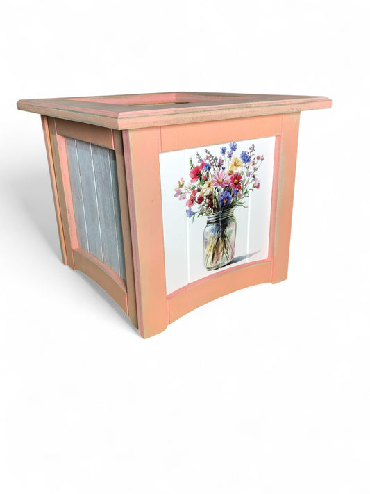 8" x 8" Plant Box Distressed