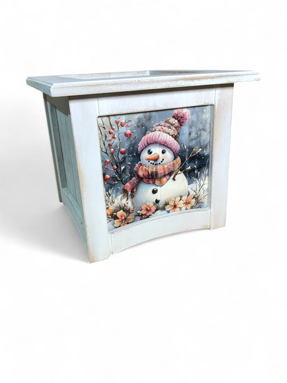 8" x 8" Plant Box Distressed