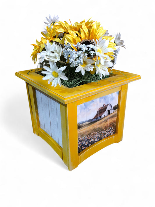 8" x 8" Plant Box Distressed