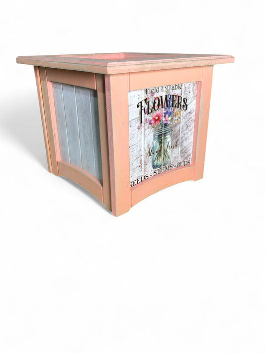8" x 8" Plant Box Distressed