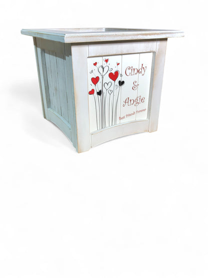 8" x 8" Plant Box Distressed