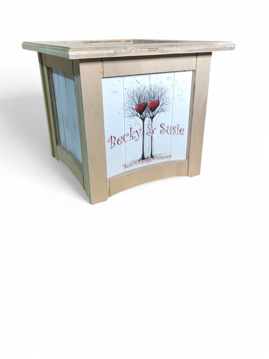 8" x 8" Plant Box Plain