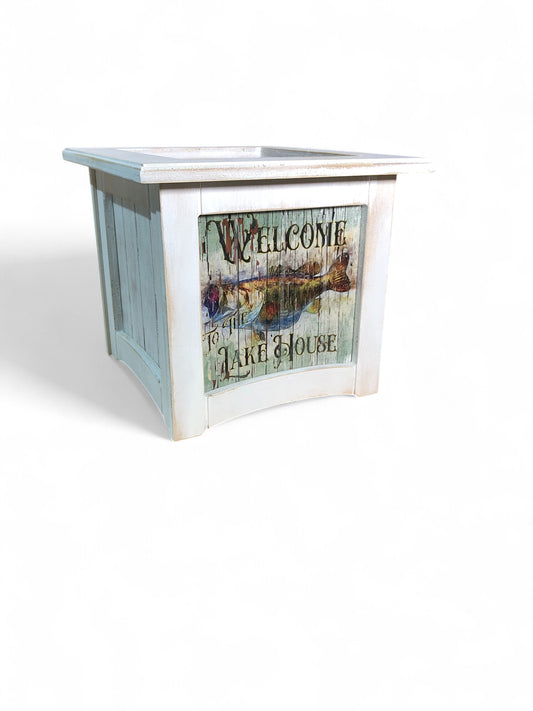 8" x 8" Plant Box Distressed