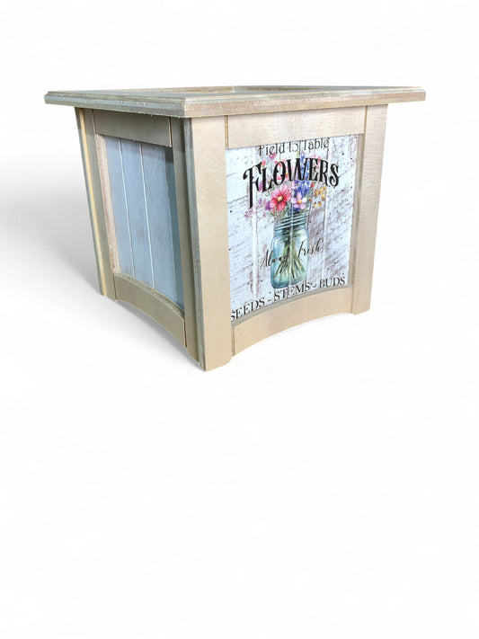 8" x 8" Plant Box Plain